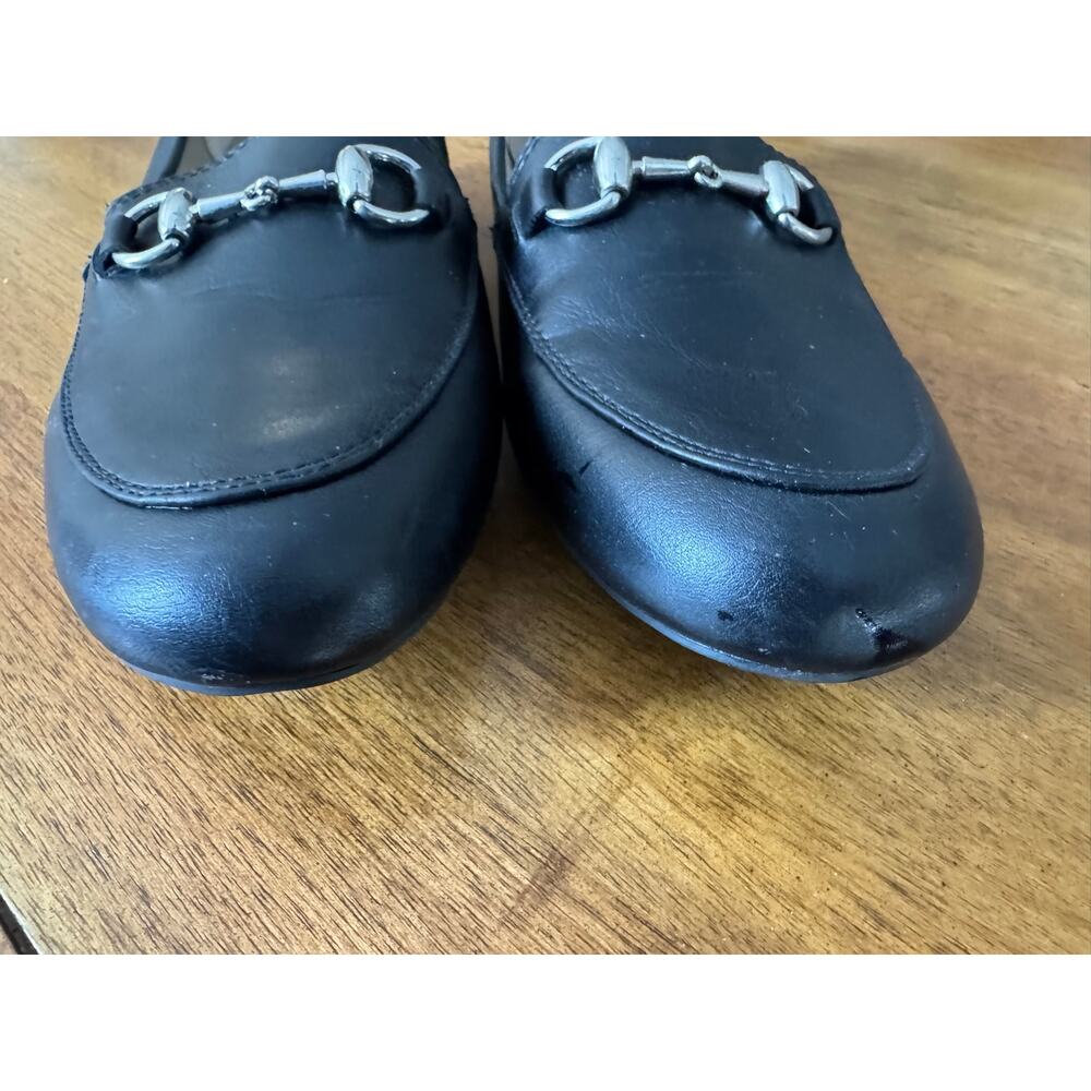 Rialto Black Loafers Womens 8.5M Horsebit Flats Classic Comfort Shoes - Picture 9 of 10